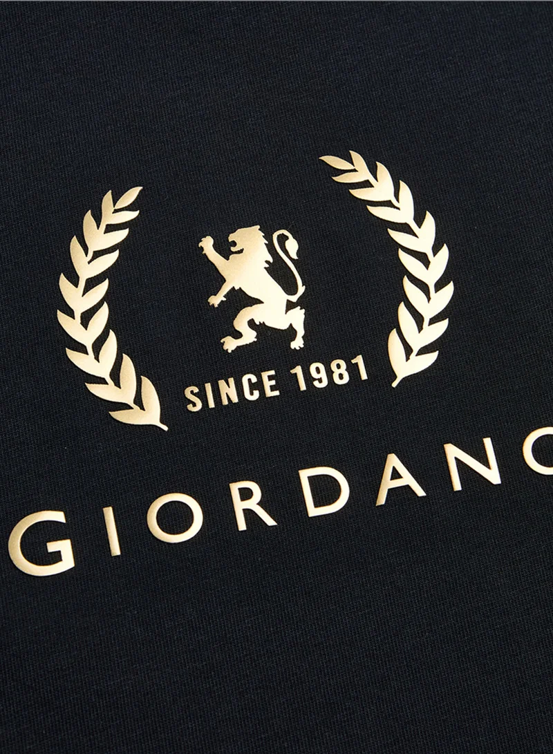 GIORDANO  Women’s Regular Fit Cotton Crew Neck Printed Tee for Women | Best Price UAE